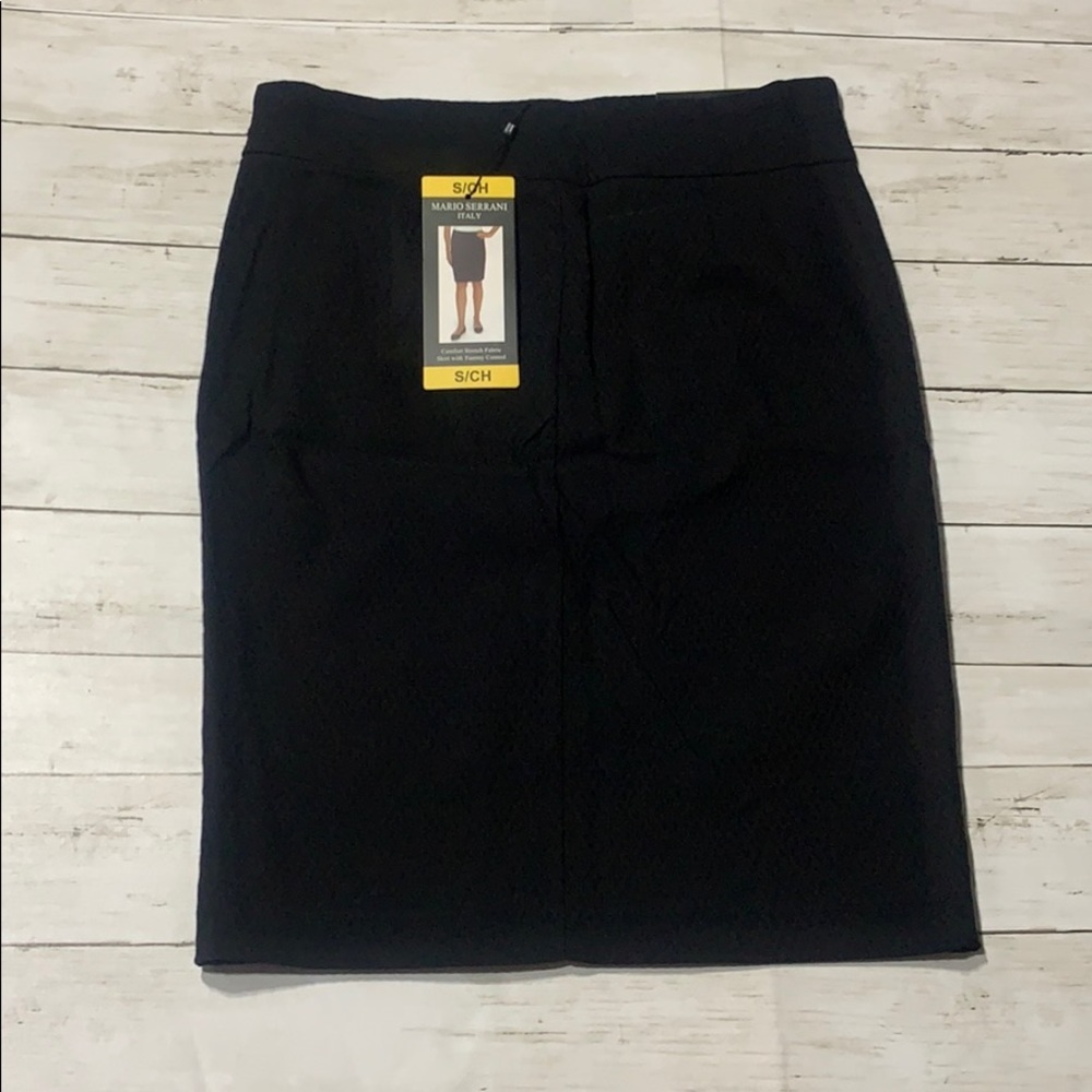 New! Mario Serrani Black Business Skirt Sz. Small - Picture 1 of 8